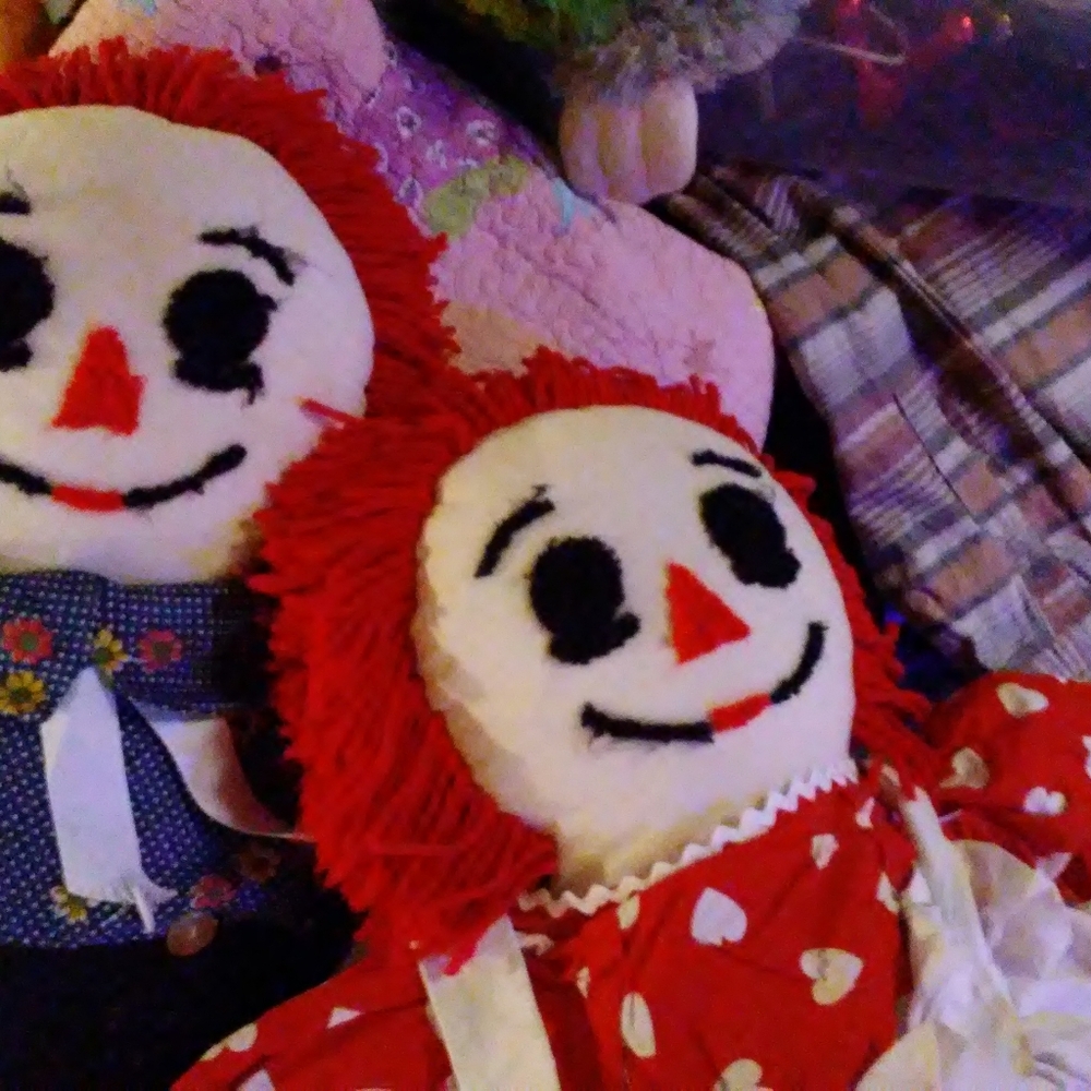 Raggedy Ann and Andy doll